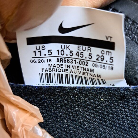 Nike Air Vapormax 2019 Black Metallic Gold AR6631-002 Men’s Size 11.5 main image 5